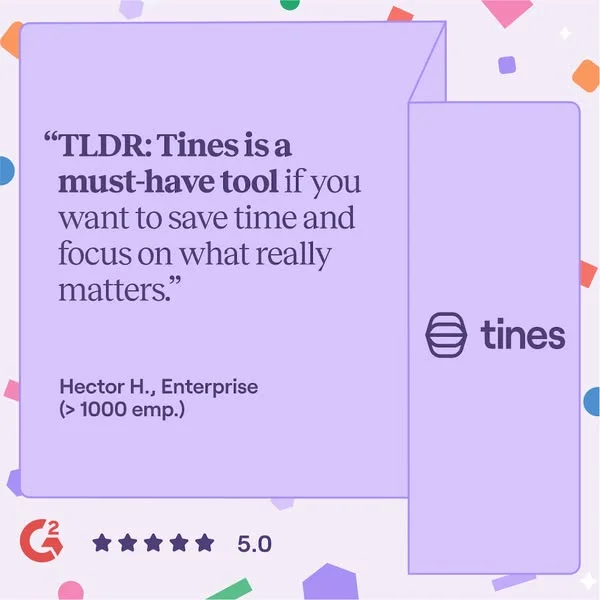 Tines Testimonial — Playful Quote Card
