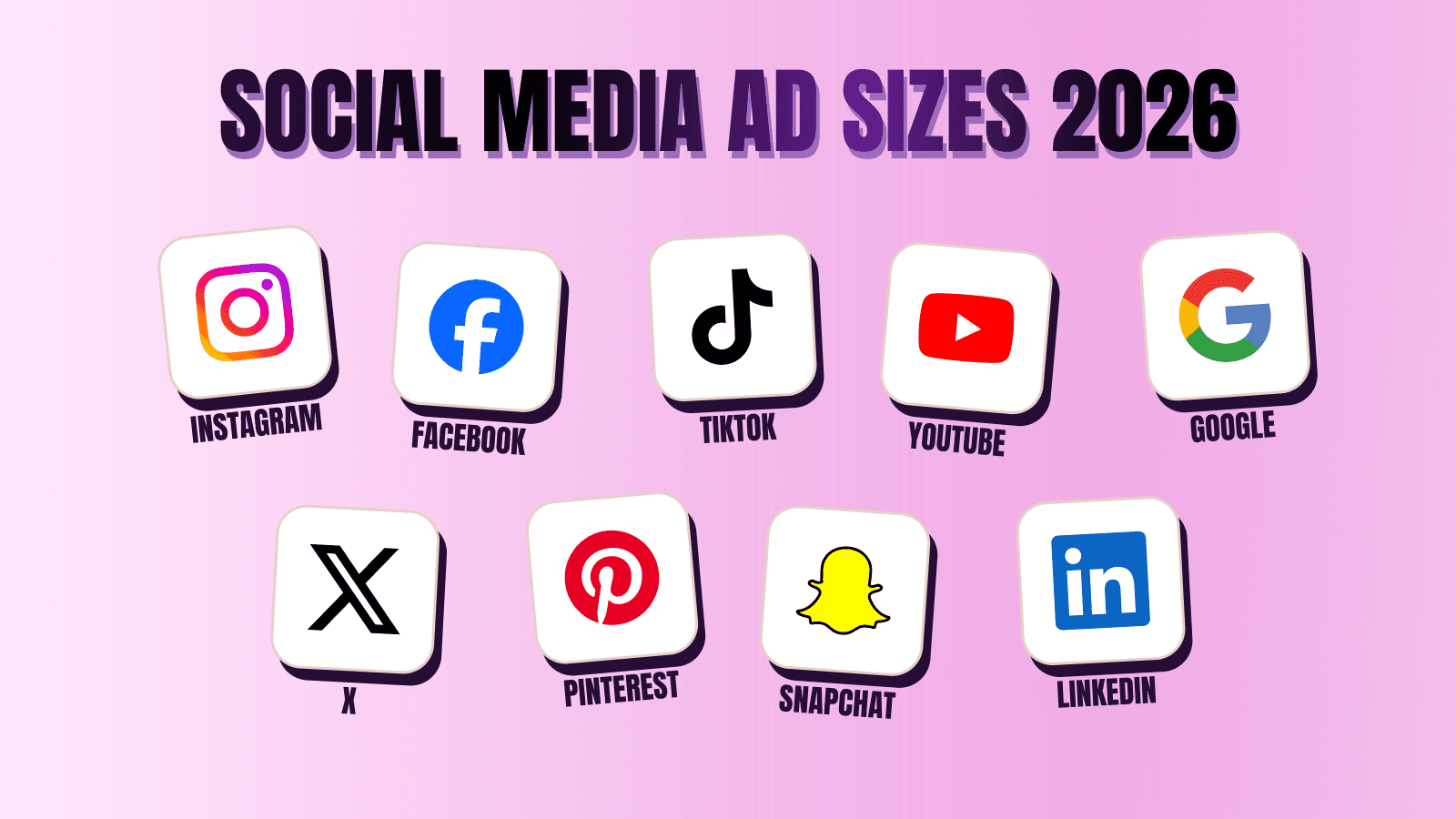 Social media ad sizes and specs for every platform (2026)