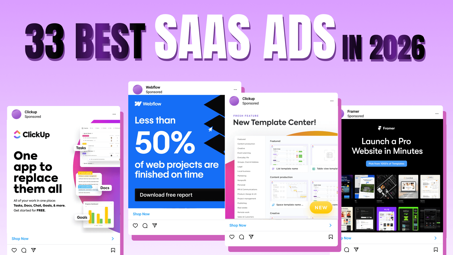 18 best SaaS ads in 2026: examples that convert