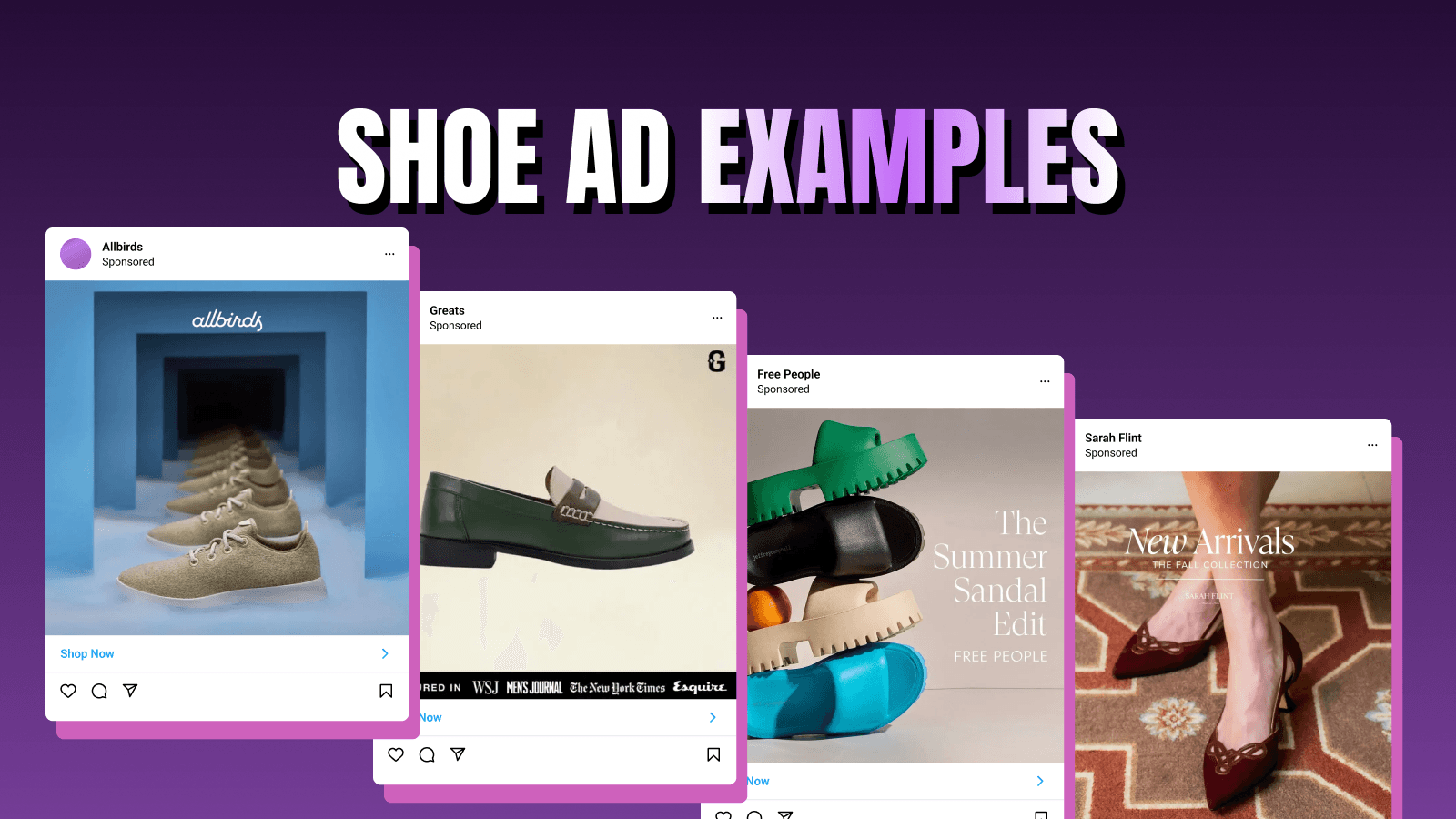 25 shoe ad examples that ran for months (and why they work)