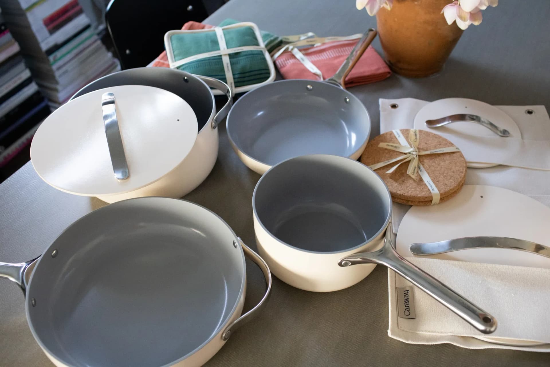 Caraway High-angle Lifestyle Product Spread