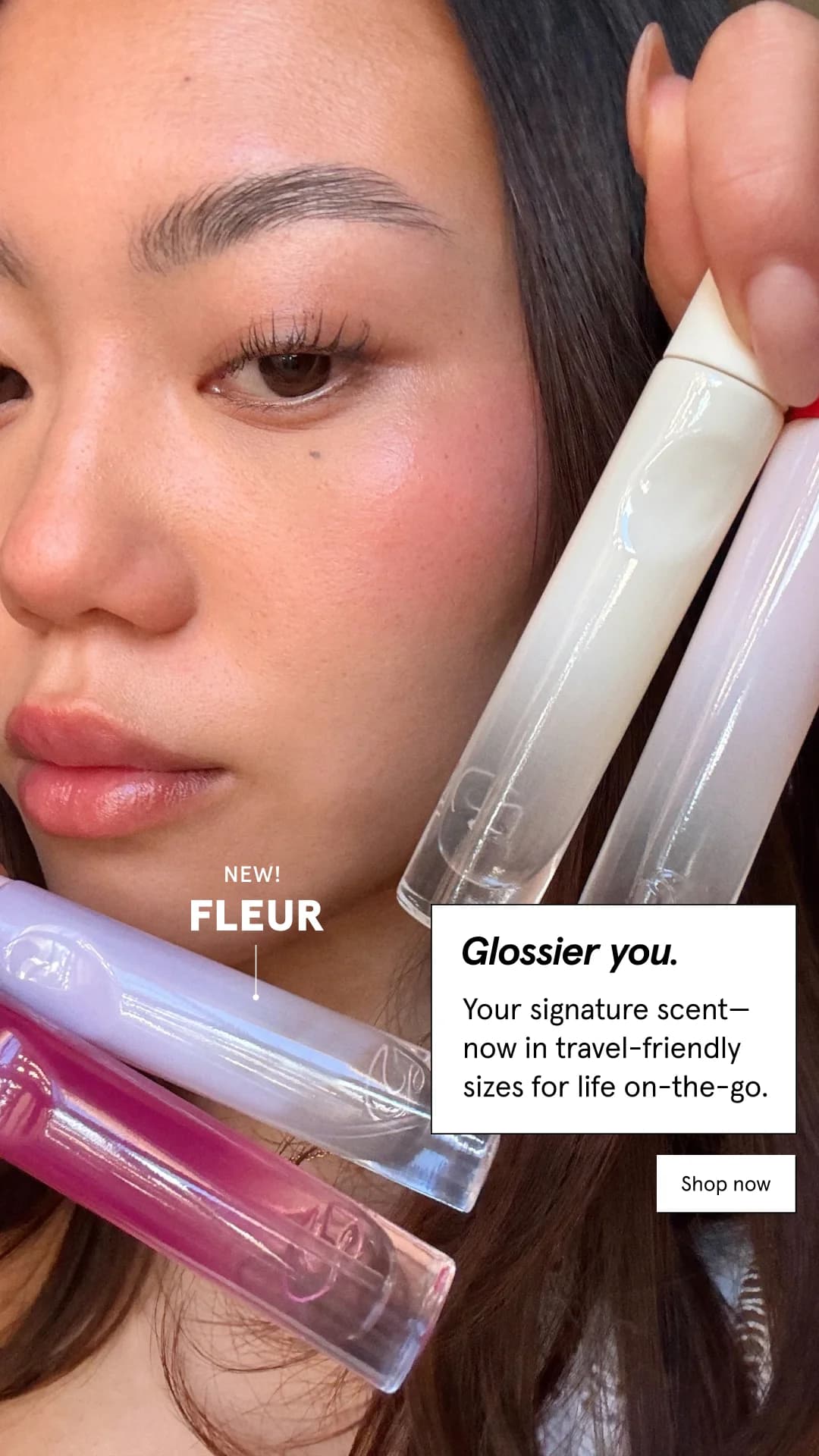 Glossier You Fragrance — Lifestyle Product Shot - instagram ad example for Instagram