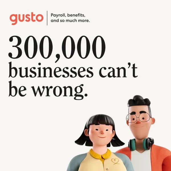 Gusto — Social Proof with 3D Characters - saas & tech ad example for Instagram