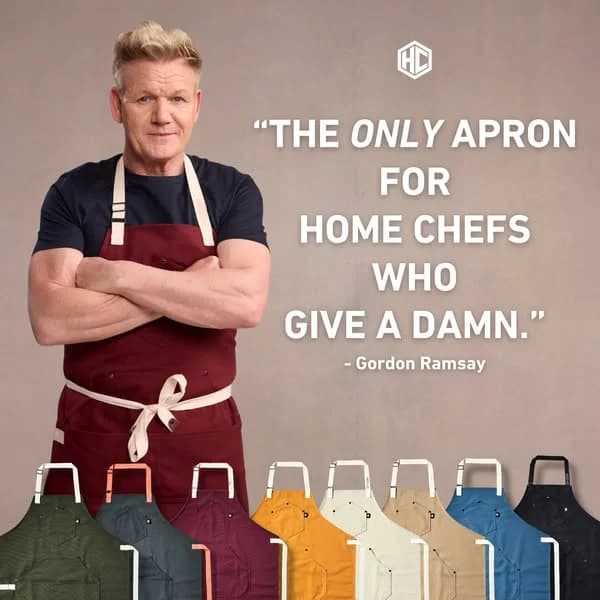 HexClad Aprons — Celebrity Endorsement & Product Showcase