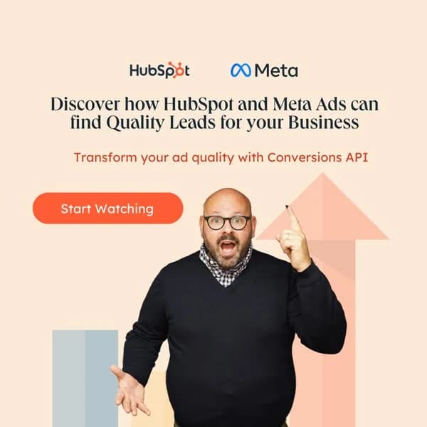 HubSpot x Meta Lead Gen Hero Shot