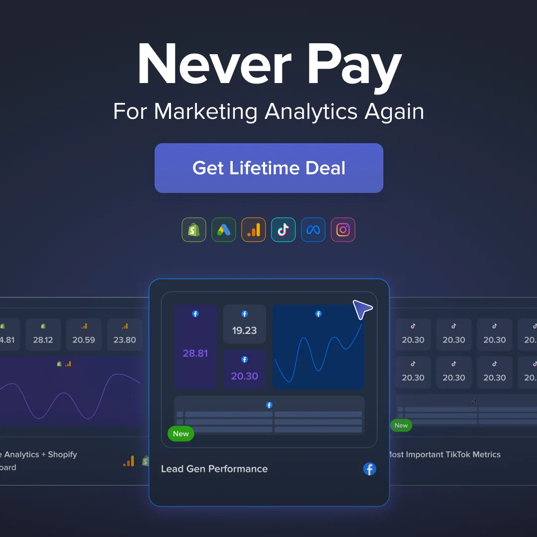 Marketing Analytics — Bold UI Mockup