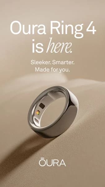 Oura Ring 4 — Minimalist Product Hero