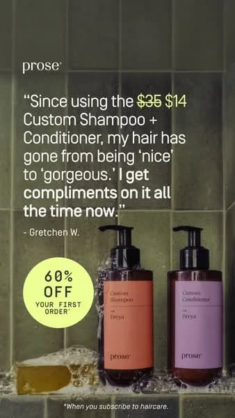 Prose Custom Haircare — Testimonial In-Use