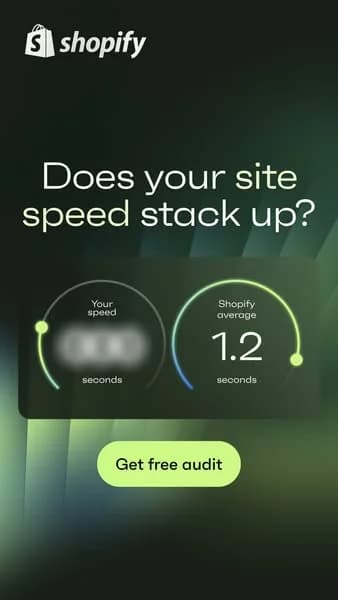 Shopify Site Speed — Data Comparison Layout