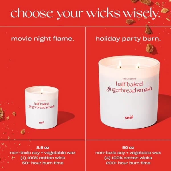 Snif Candles — Side-by-Side Comparison - instagram ad example for Instagram