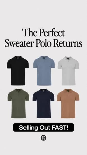 True Classic Sweater Polo — Product Grid Showcase