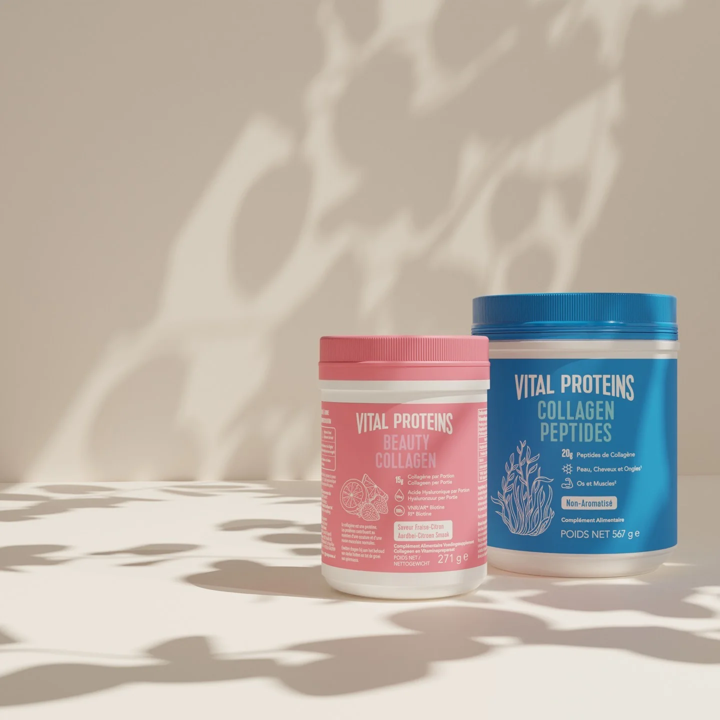 Vital Proteins Collagen — Dual Product Hero Shot