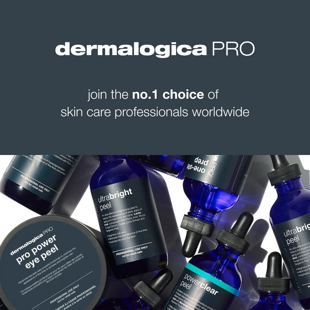 Dermalogica PRO professional peel products skincare ad